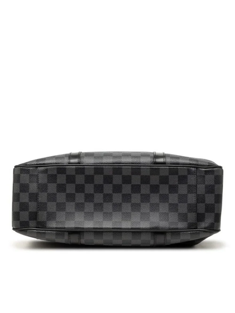 Louis Vuitton Damier Graphite Tadao Tote Shoulder Bag 2-Way Black Gray Leather